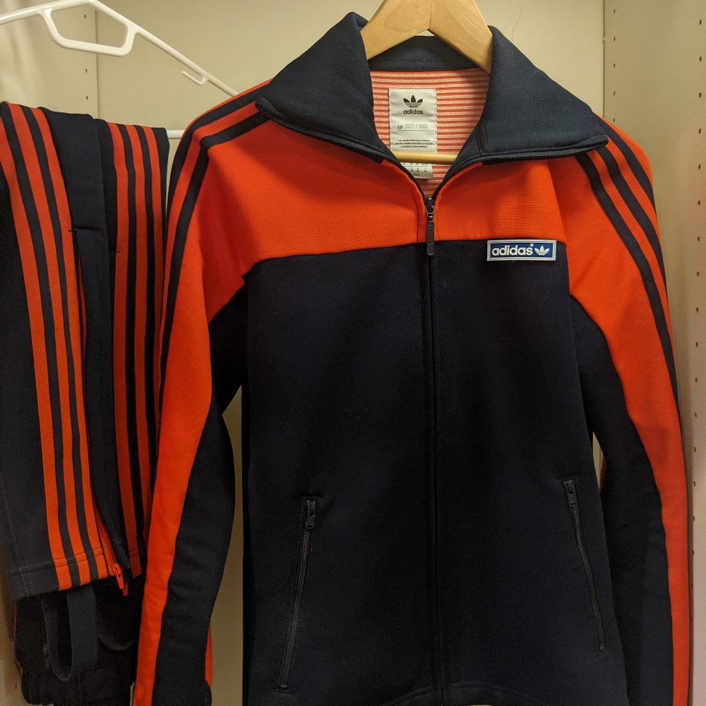 Adidas Made in Japan OG Tracksuit XS Legend Ink / Bold Orange